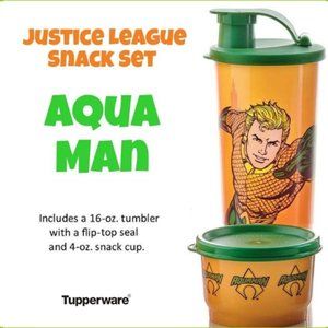 Tupperware Aqua Man Snack Set